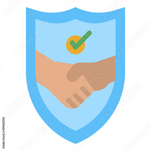 trust flat icon
