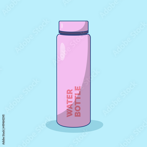 Wallpaper Mural Water Bottle Vector Icon Illustration. Sport Water Container Vector. Flat Cartoon Style Suitable for Web Landing Page, Banner, Flyer, Sticker, Wallpaper, Background Torontodigital.ca