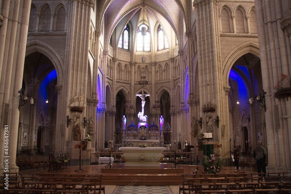 interior of the cathedral of saint