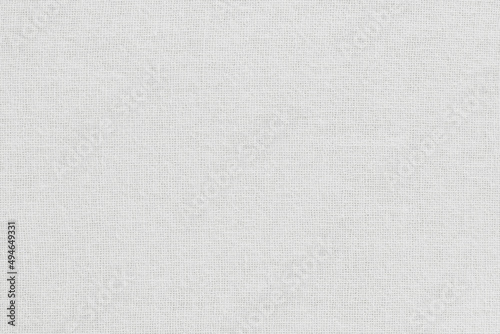 White cotton fabric cloth texture for background, natural textile pattern.