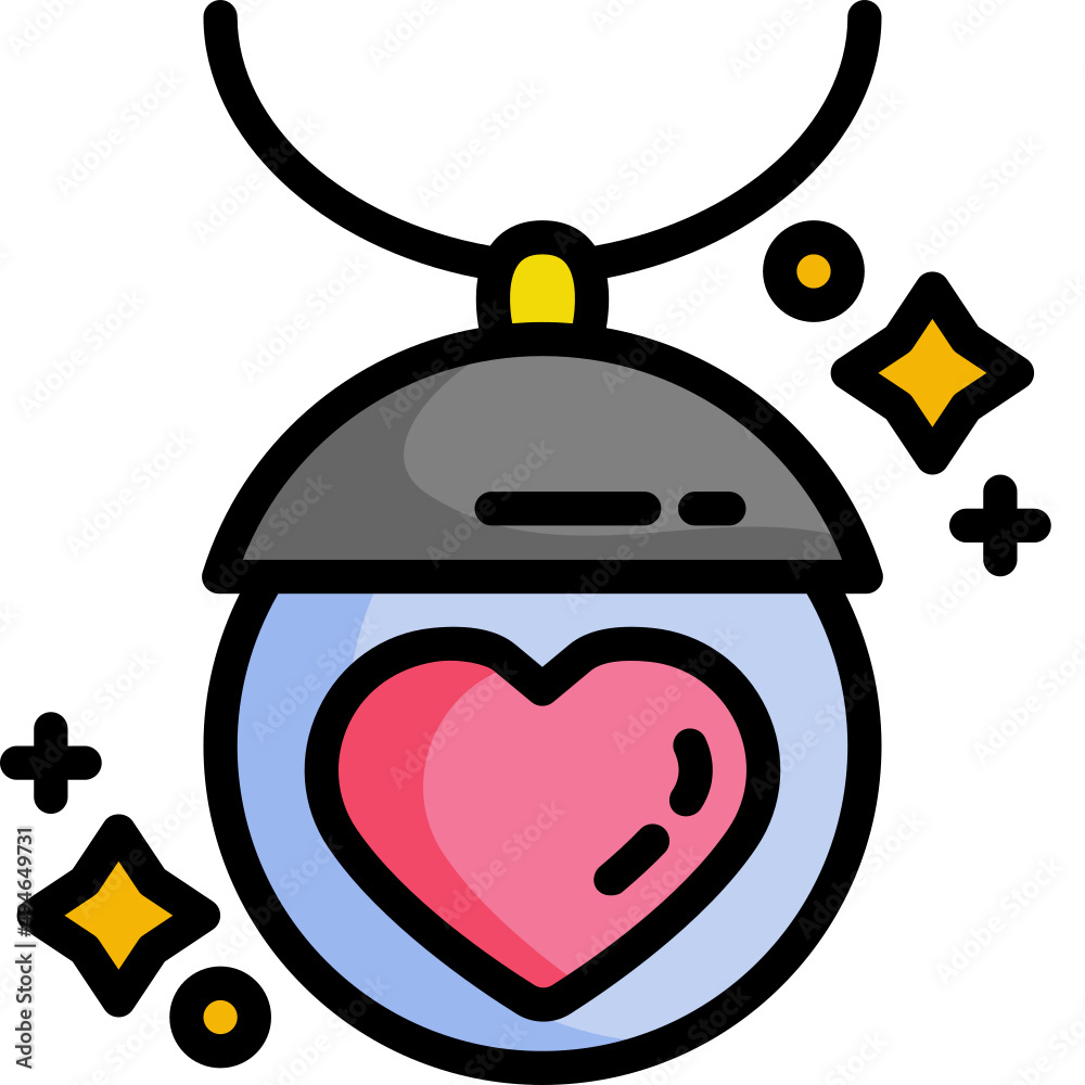 Obraz premium necklace line icon