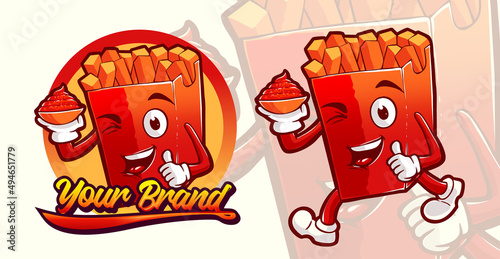 mascot corn stick cartoon character