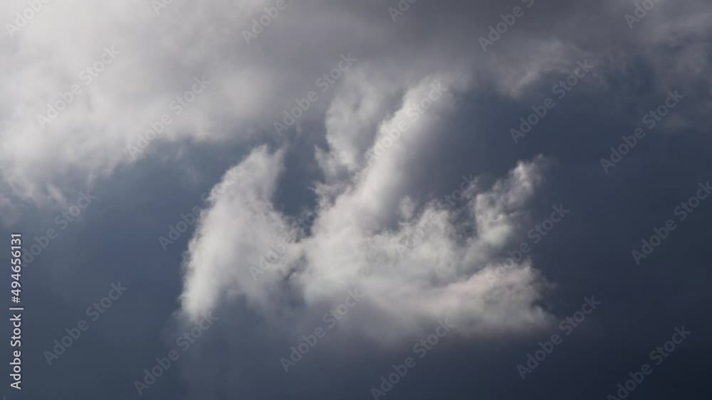 Close up dramatic eddy clouds moving in atmosphere - stormy weather conditions Close up dramatic eddy clouds moving in atmosphere - stormy weather conditions