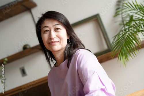 Portrait of 50s Woman
