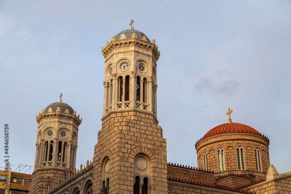 orthodox cathedral tower and dome