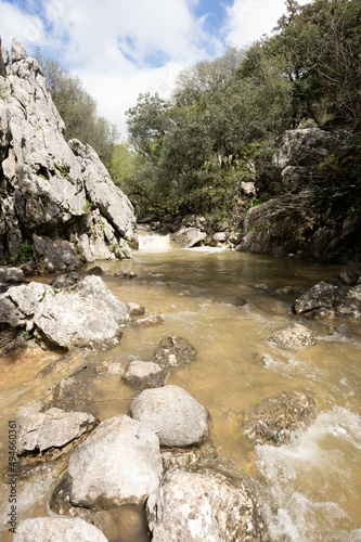 Rio con puene romano photo