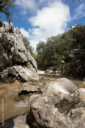 Rio con puene romano photo