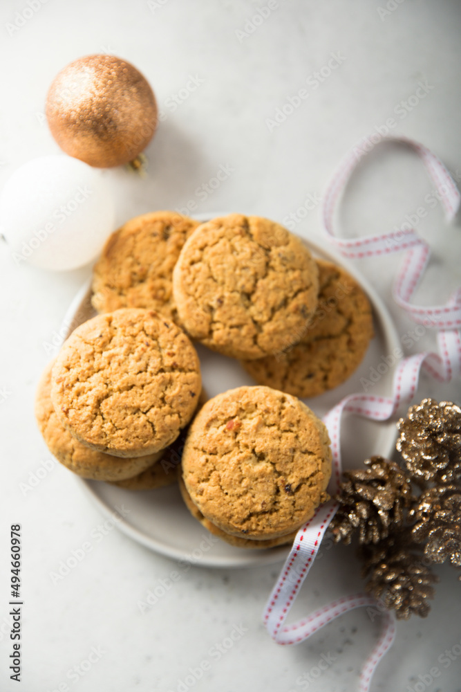 Traditional homemade festive oatmeal cookies Traditional homemade festive oatmeal cookies