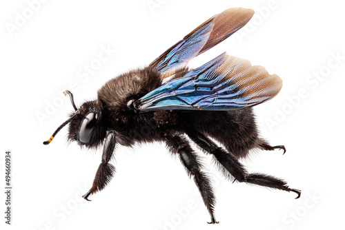 violet carpenter bee species xylocopa violacea photo
