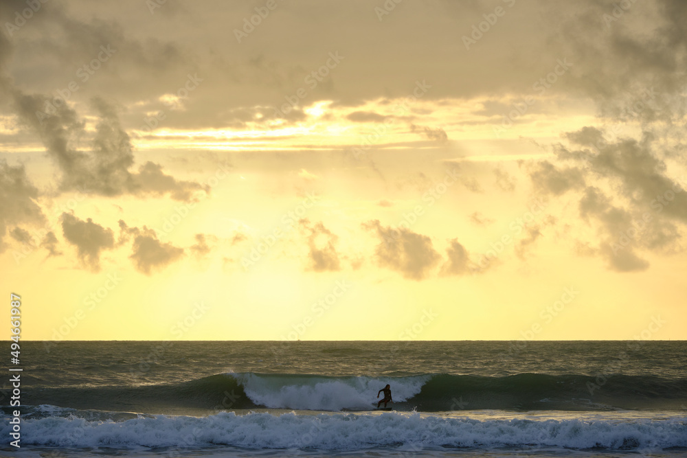 atardecer surf