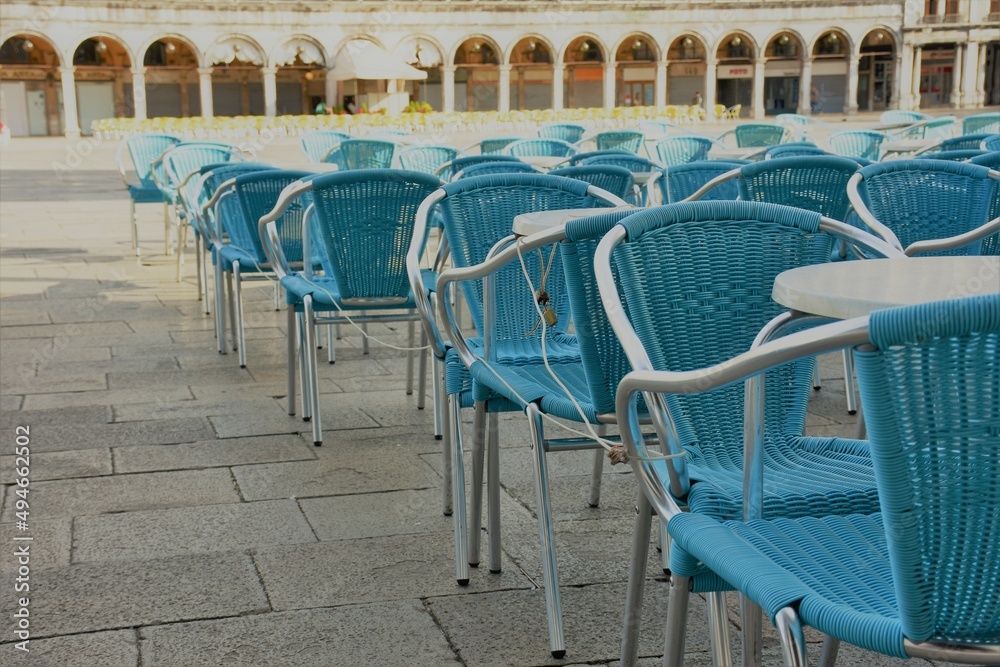 Piazza san marco venezia sedie e tavoli