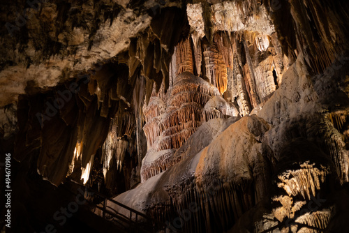 cave interior in leon, spain
