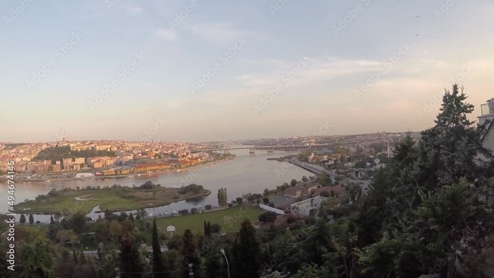 Istanbul Top view - Eyüp Teleferik - Golden Horn Istanbul Top view - Eyüp Teleferik - Golden Horn