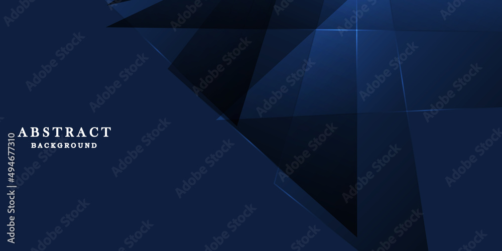 Obraz premium Modern dark blue background vector design