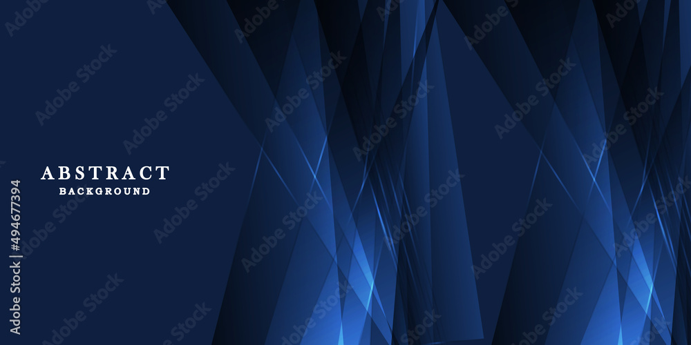 Obraz premium Modern dark blue background vector design