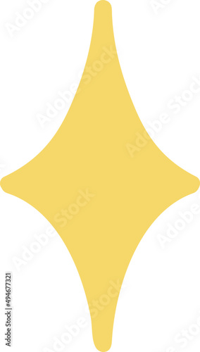 Abstract Star Icon Cartoon Illustration