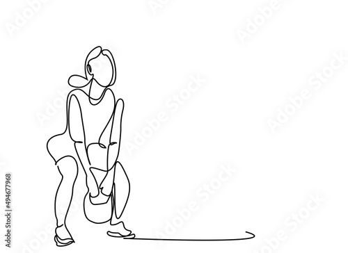 weight lifter athlete beautiful fit woman