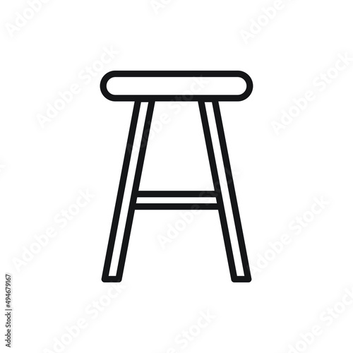 chair wooden for website graphic resource, presentation, symbol