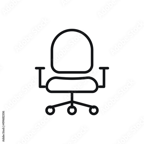 office chair for website graphic resource, presentation, symbol