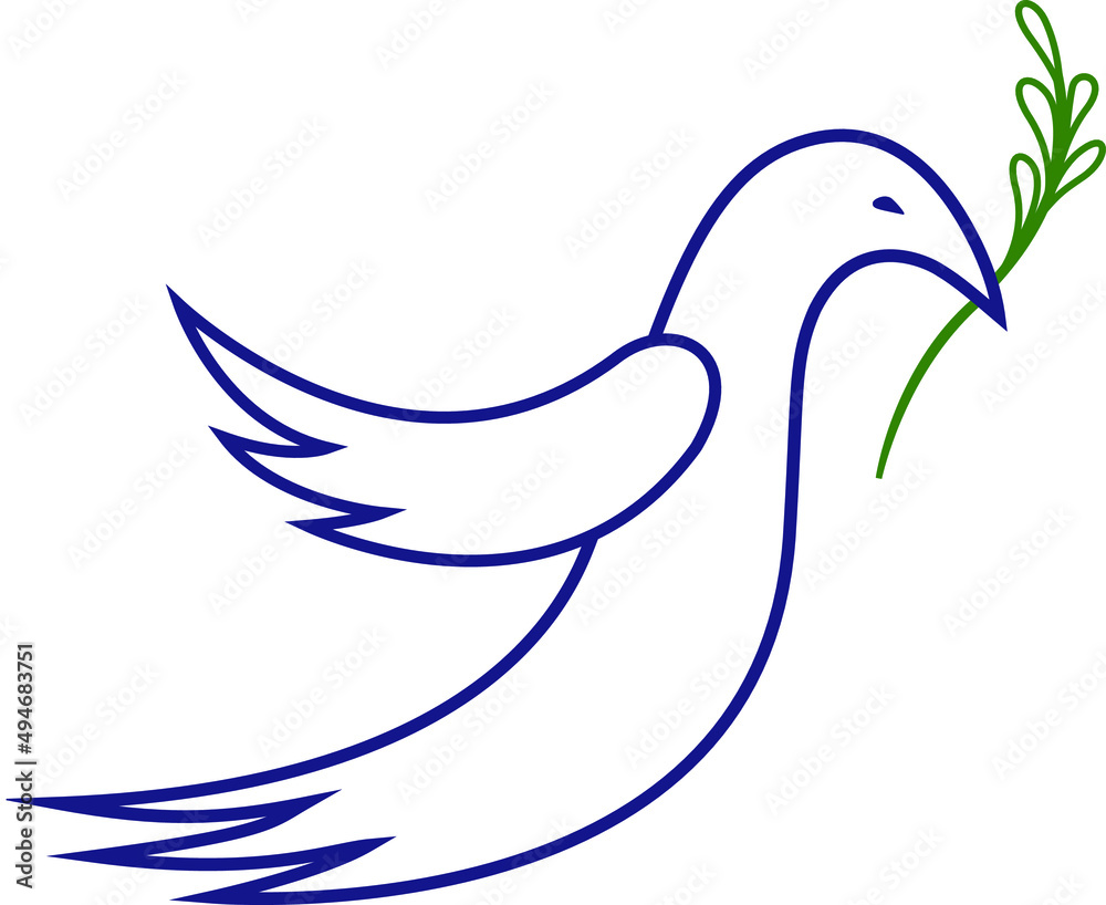 The dove is a symbol of peace The dove is a symbol of peace