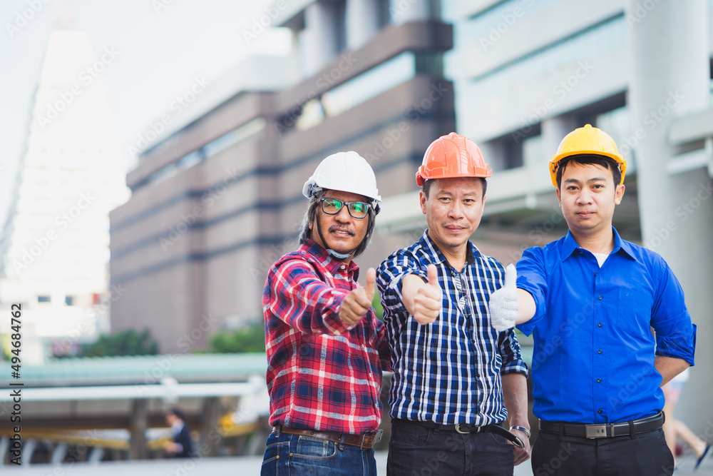 team of engineers work together, Investment and business success. team of engineers work together, Investment and business success.