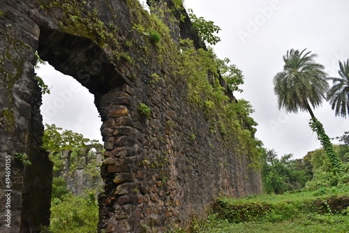 abandoned vasai fort, maharashtra, india 