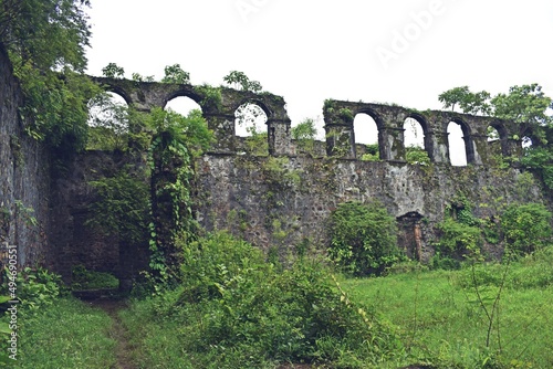 ruin of vasai fort, mumbai, india