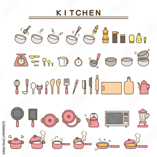 KITCHENアイコンセット
