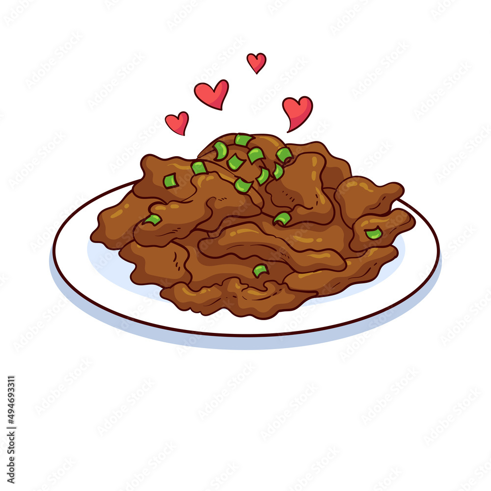 bulgogi is a typical food from korea bulgogi is a typical food from korea