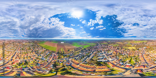 city of Worms westside germany 360° x 180° airpano