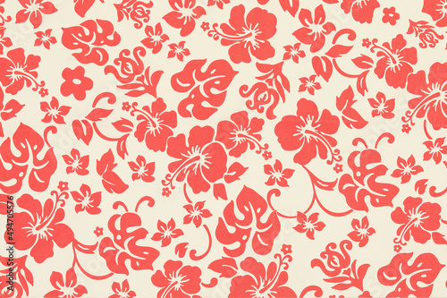 Pink Floral Pattern Background. Flowers