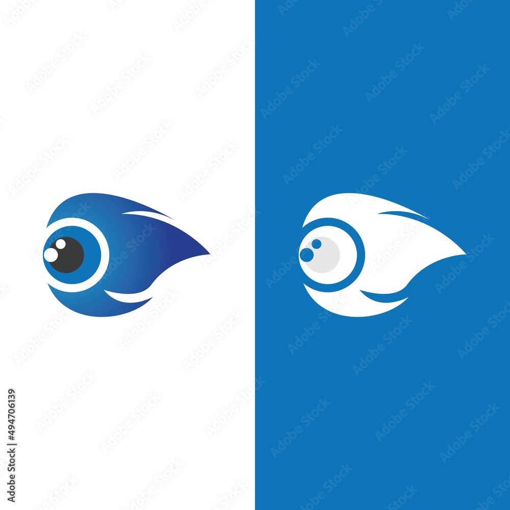 Obraz premium Eye Care vector logo design
