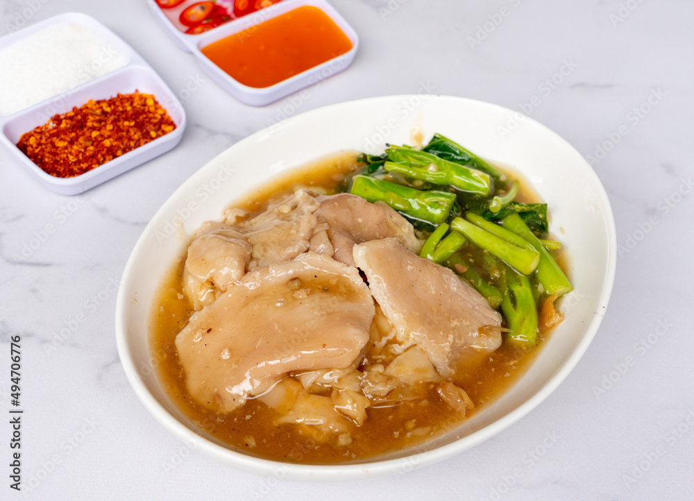 Mixed Thai Pork, Chicken and Seafood Dishes Mixed Thai Pork, Chicken and Seafood Dishes