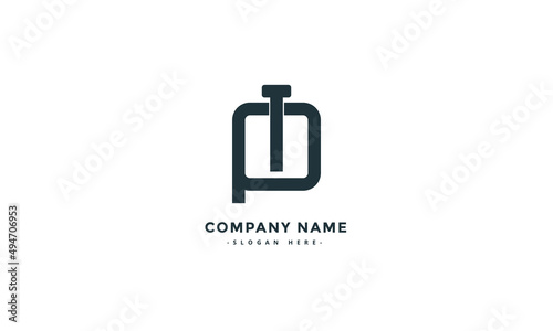 Bottle parfume logo design  template logo  icon illustration 