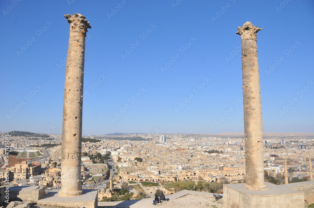 ruins of ancient columns, ancient temple architecture column ruins