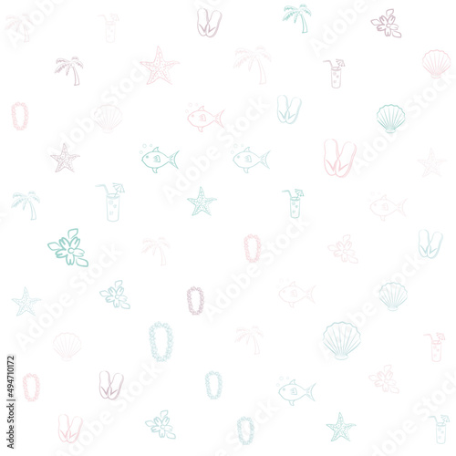 color holiday life pattern，seamless background texture