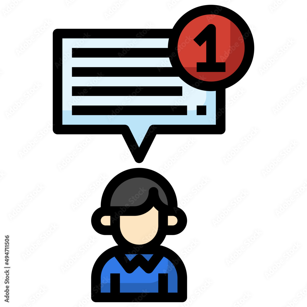 NOTIFICATION filled outline icon,linear,outline,graphic,illustration NOTIFICATION filled outline icon,linear,outline,graphic,illustration