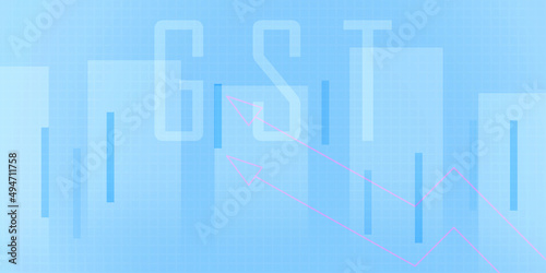 Wallpaper Mural 2d rendering Stock market online business concept. business Graph  Torontodigital.ca