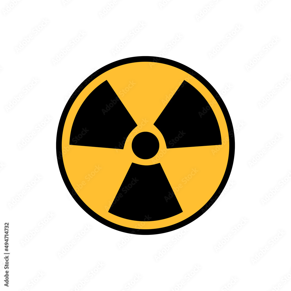 Radiator icon. Nuclear and biological hazard symbol. Radiation warning, chemical and toxic substances in the air. Environmental pollution alert. Protection and security icon. Vector illustration. Radiator icon. Nuclear and biological hazard symbol. Radiation warning, chemical and toxic substances in the air. Environmental pollution alert. Protection and security icon. Vector illustration.