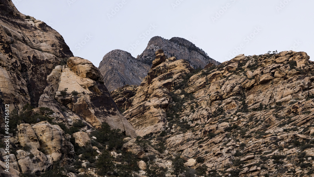 Rock Formation from Red Rock Canyon, Nevada Rock Formation from Red Rock Canyon, Nevada