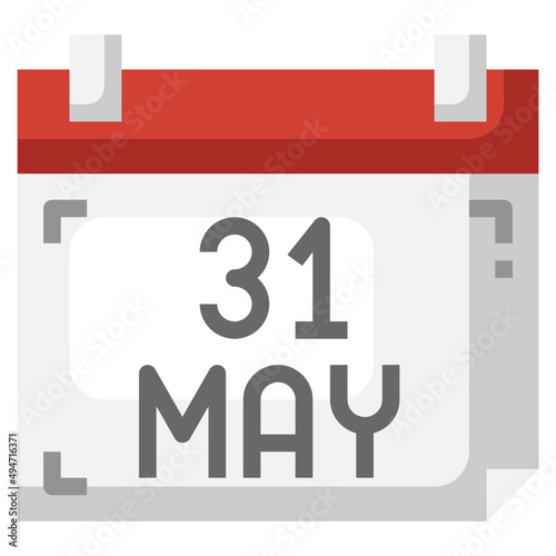 CALENDAR flat icon,linear,outline,graphic,illustration