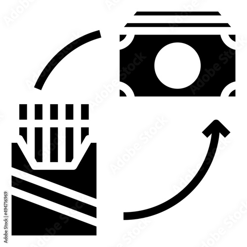MONEY glyph icon,linear,outline,graphic,illustration
