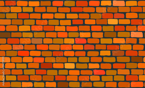 Brickwork. Vector seamless pattern