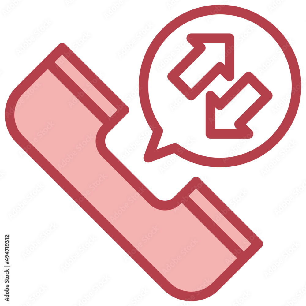 PHONE RECEIVER red line icon,linear,outline,graphic,illustration PHONE RECEIVER red line icon,linear,outline,graphic,illustration