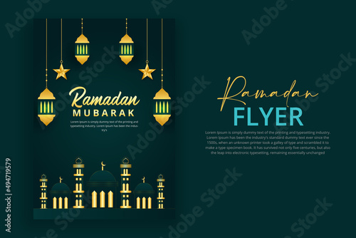 Ramadan Kareem creative flyer best design