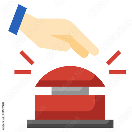 QUIZ BUTTON flat icon,linear,outline,graphic,illustration