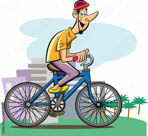 ciclista2 © PepeCartoon