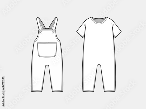 BABY CLOTHES FOOTLESS SHORT SLEEVE COLLECTIONS photo