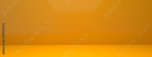 Abstract yellow background 3d rendering .clear display