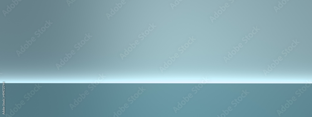 Abstract blue background 3d rendering. clear background